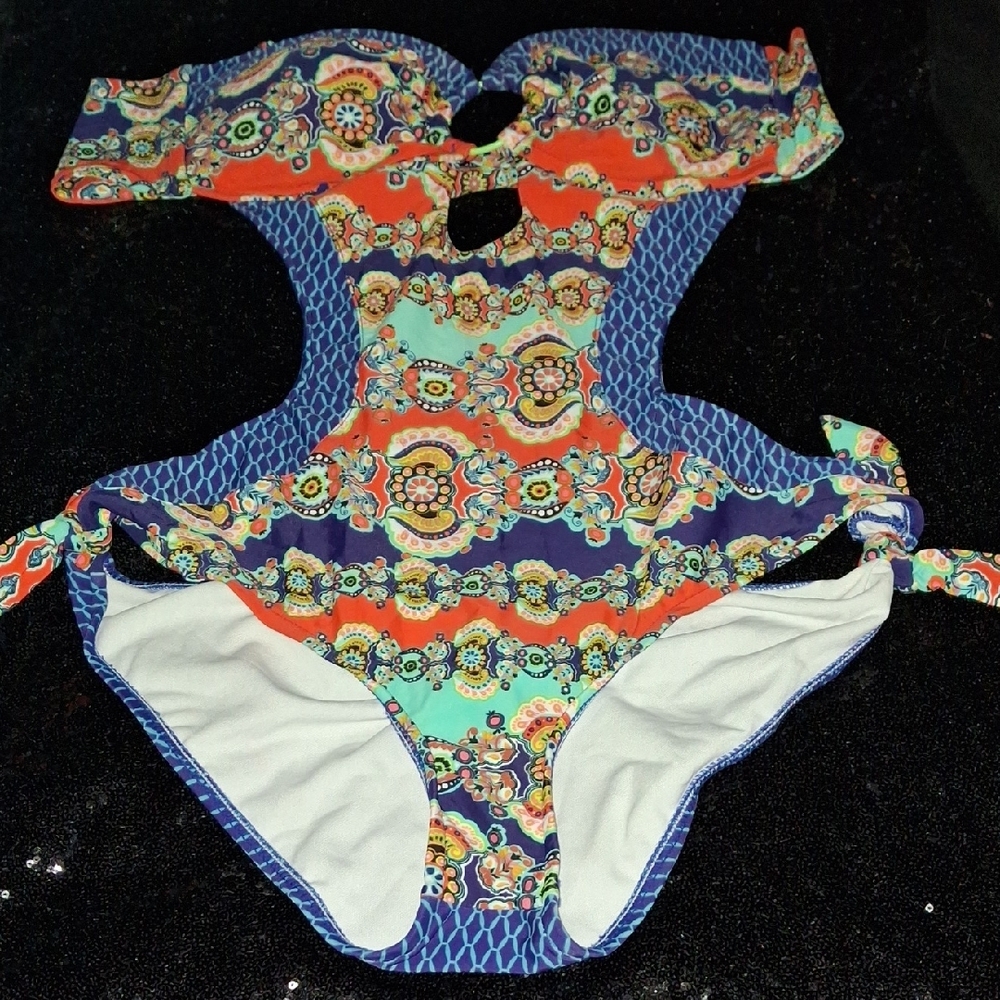 HeartSoul Multicolor Floral Swimsuit